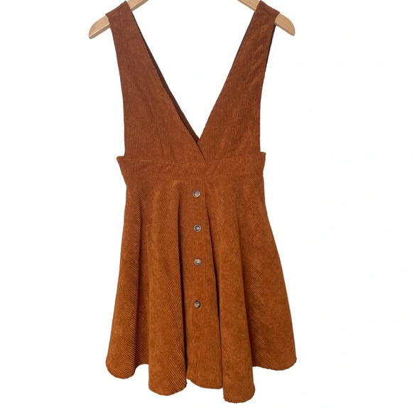 Dresses & Skirts - Brown corduroy dress size medium